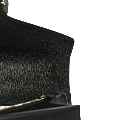 Gucci Pebbled Calfskin Small Dionysus Shoulder Bag Black 12 of 18