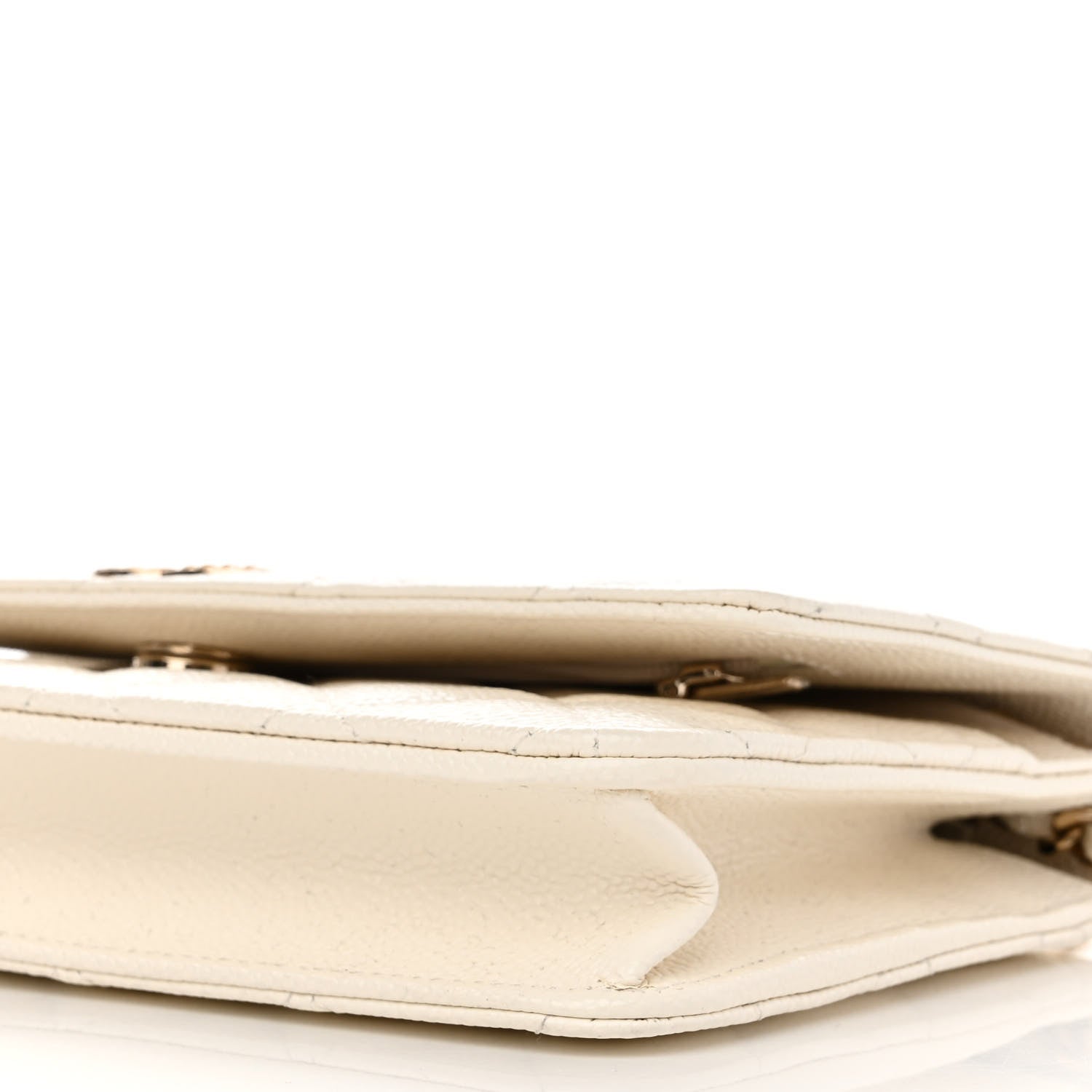 Chanel Caviar Quilted Multi Chain Wallet On Chain WOC White 11 of 12