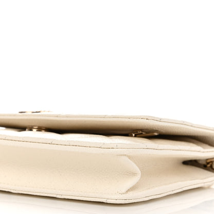 Chanel Caviar Quilted Multi Chain Wallet On Chain WOC White 11 of 12