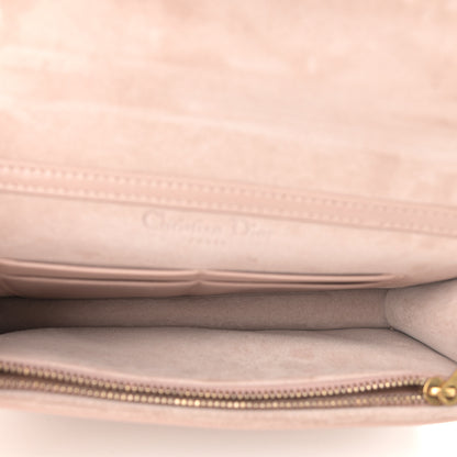 Christian Dior Lambskin Cannage Studded Dioraddict Wallet on Chain Clutch Nude 5 of 13