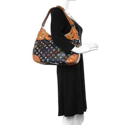 Louis Vuitton Monogram Multicolor Greta Black 2 of 9