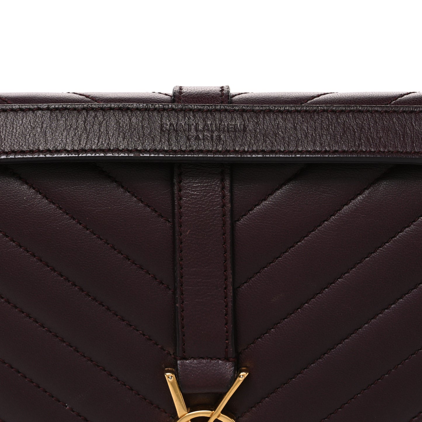 Lambskin Matelasse Chevron Medium Monogram Satchel Amaranto
