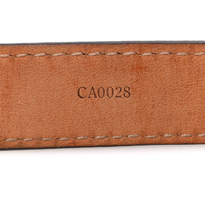 Louis Vuitton Calfskin Monogram 20mm LV Iconic Reversible Belt 80 32 7 of 7