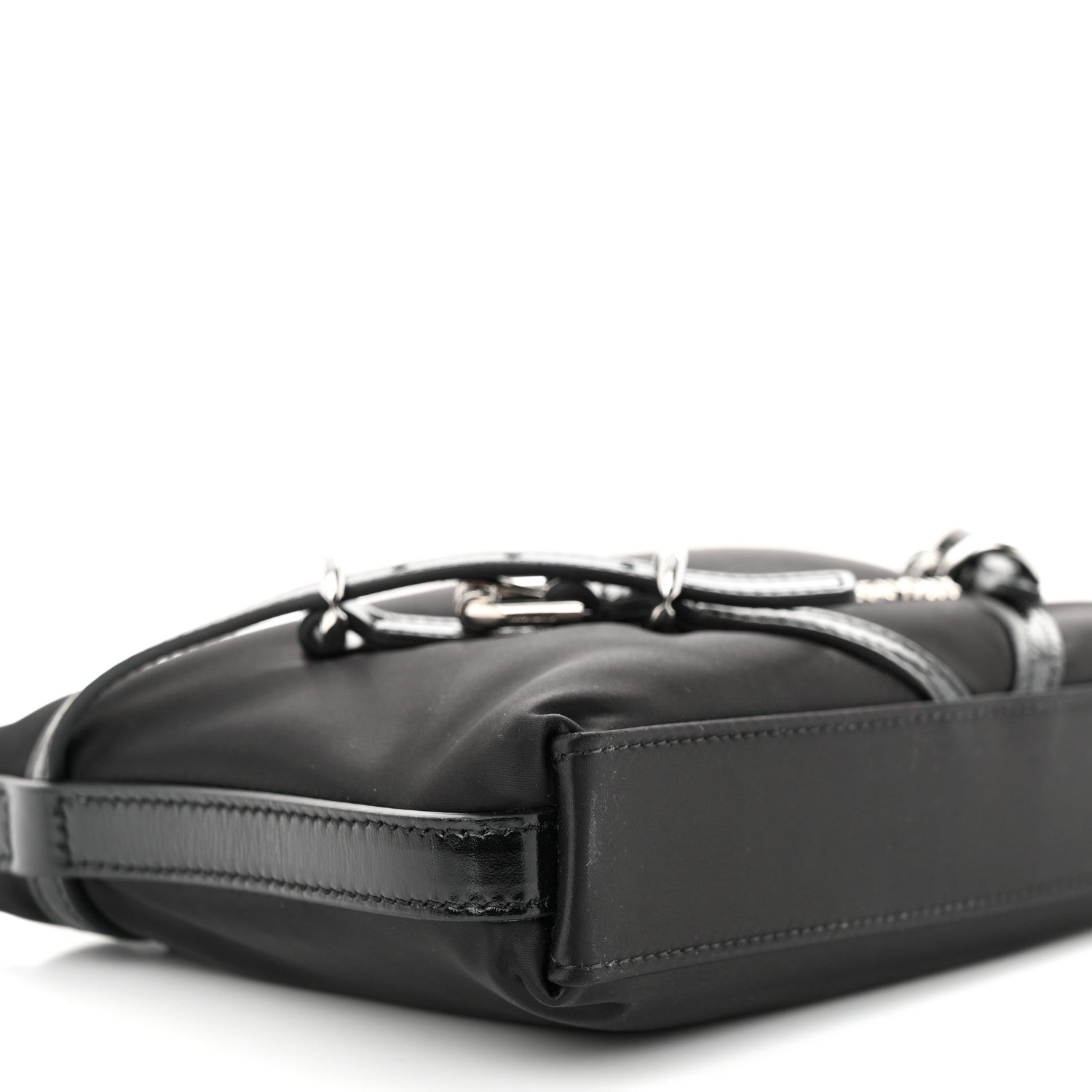 Givenchy Satin Mini Voyou Boyfriend Party Bag Black 9 of 10
