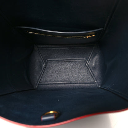 Celine Supersoft Calfskin Sangle Bucket Bag Navy 5 of 14