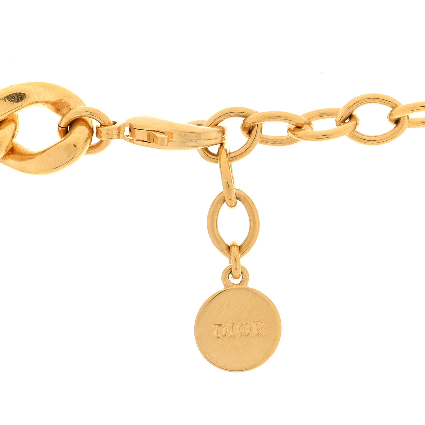 Metal Danseuse Etoile Chain Choker Necklace Gold