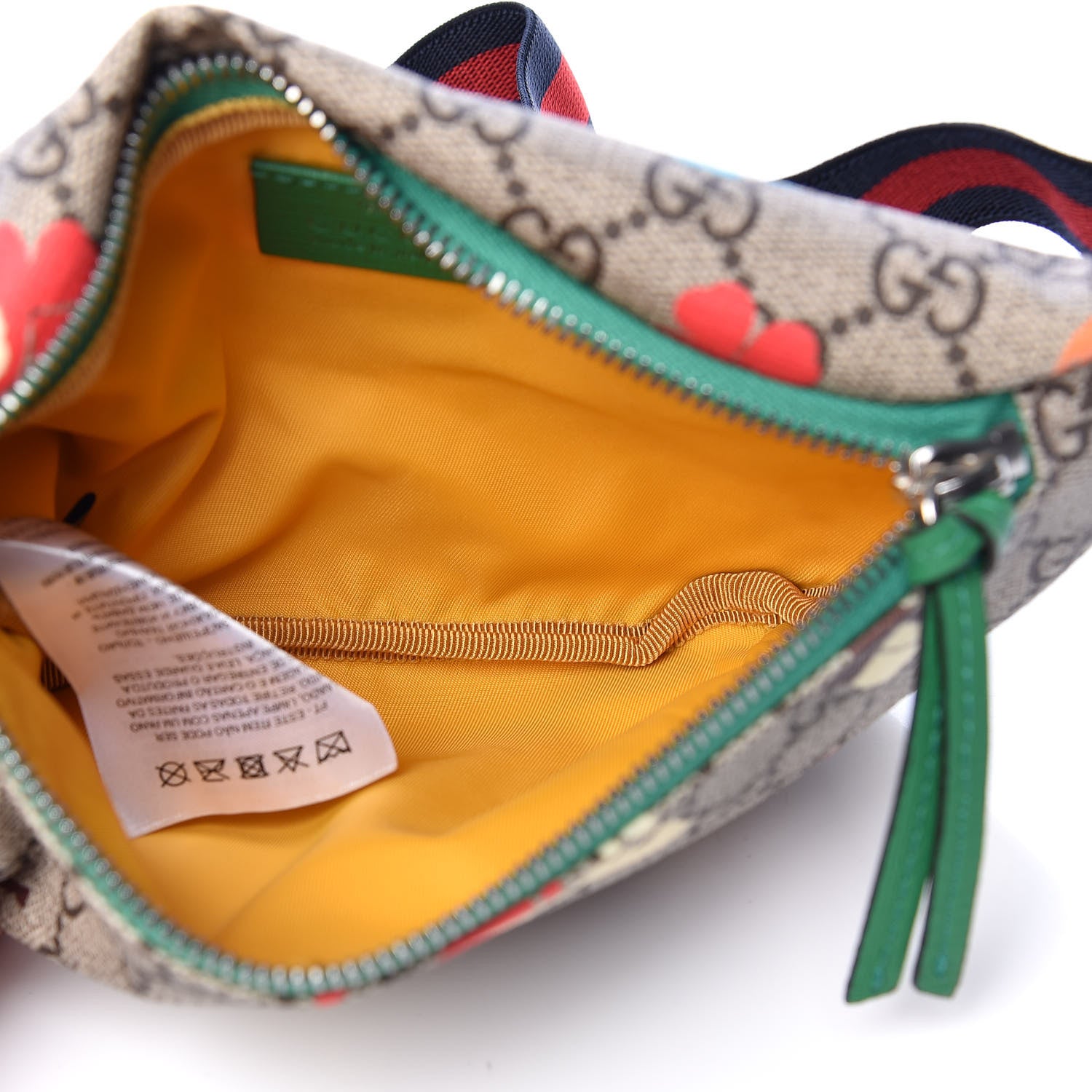 Gucci GG Supreme Monogram Ranch Childrens Belt Bag Multicolor 5 of 10