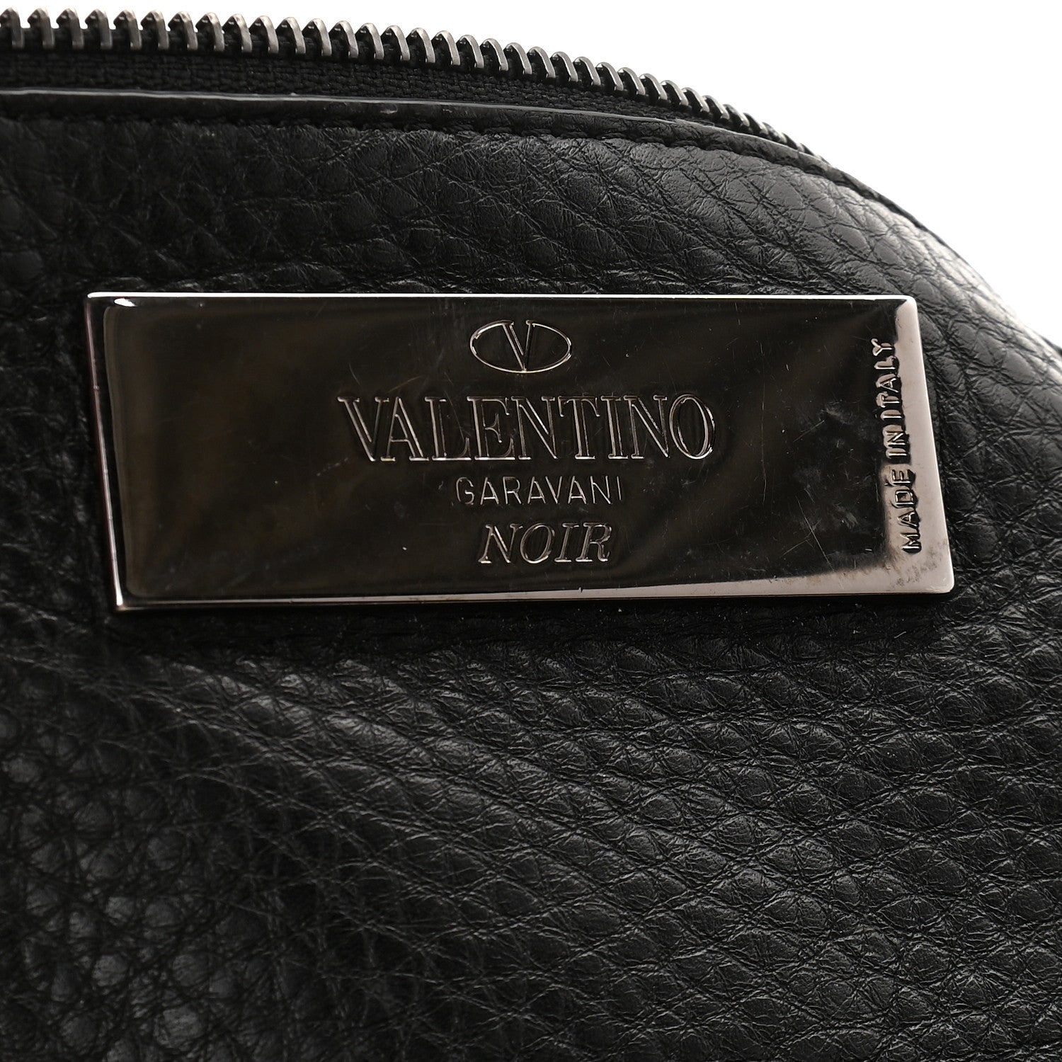 Valentino Garavani Grained Calfskin Onyx Medium Rockstud Rolling Tote Black 6 of 9
