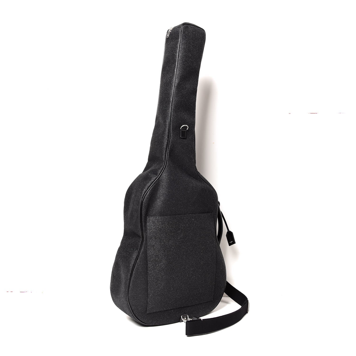 Saint Laurent Glitter Canvas Guitar Case Black 3 of 7