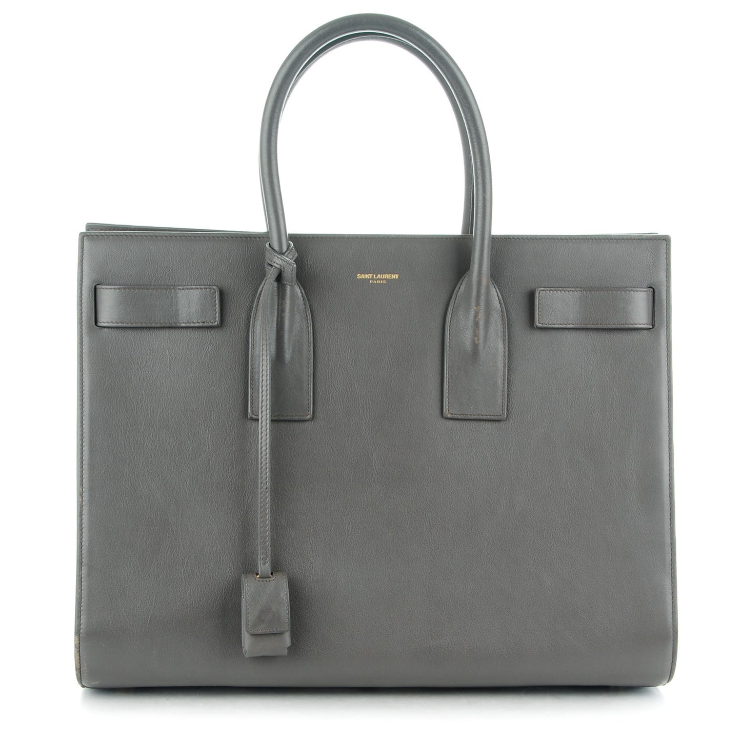 Calfskin Large Sac De Jour Carryall Fog