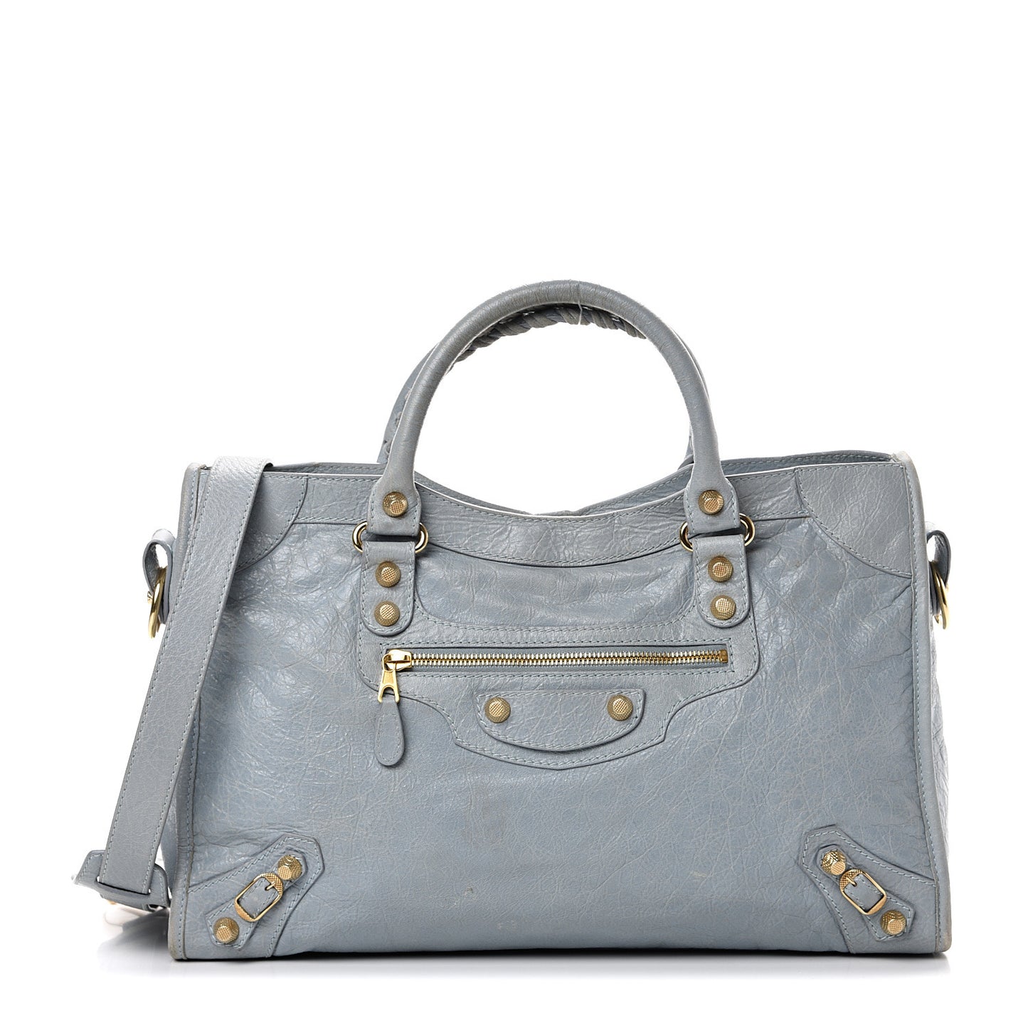 Agneau Giant 12 Gold Hardware City Bleu Acier Ciel