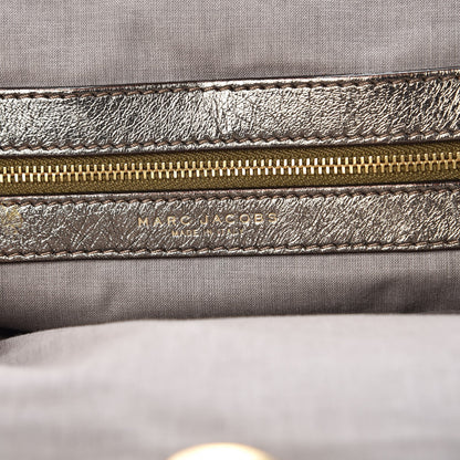 Marc Jacobs Metallic Calfskin Patchwork Stam Bronze 7 of 11