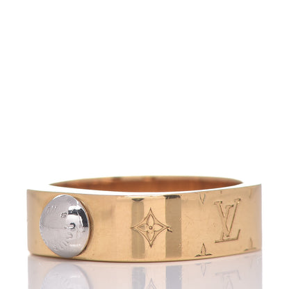 Louis Vuitton Nanogram Ring M Gold 3 of 8