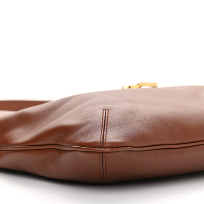 Saint Laurent Calfskin Monogram Hobo Cotto 9 of 10