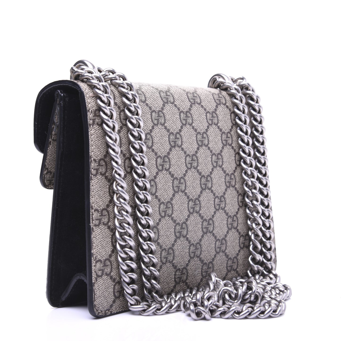 GG Supreme Monogram Mini Dionysus Shoulder Bag Black