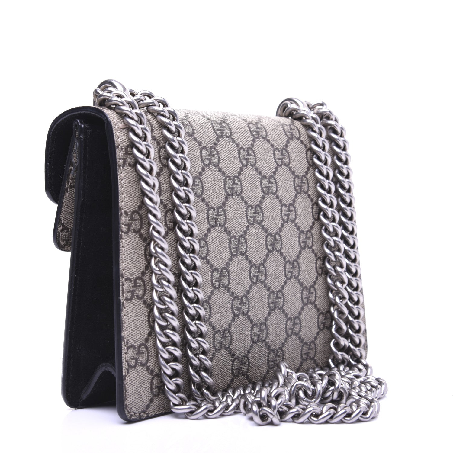 Gucci GG Supreme Monogram Mini Dionysus Shoulder Bag Black 3 of 18