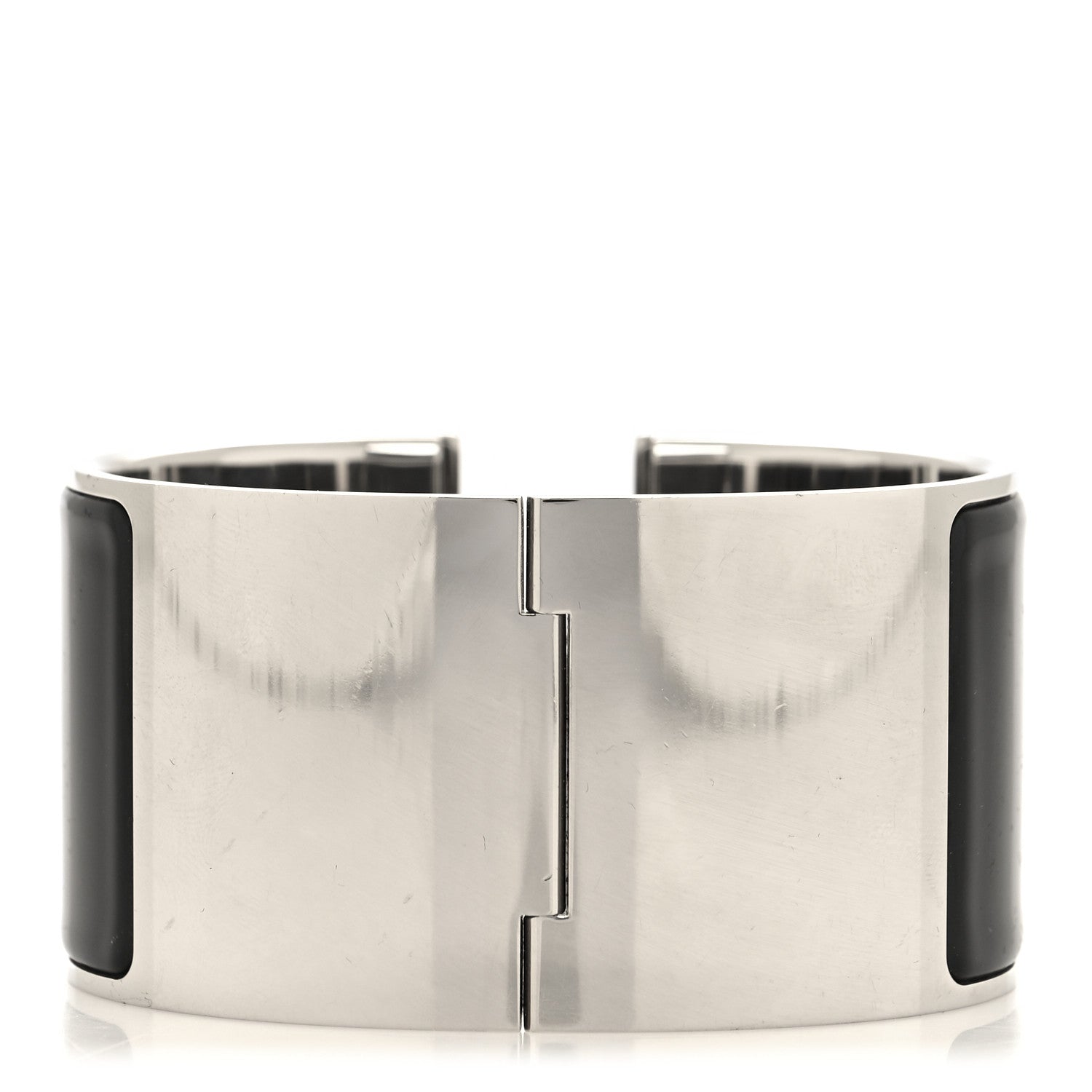 Hermes Enamel Extra Wide Clic Clac H Bracelet PM Black 3 of 5