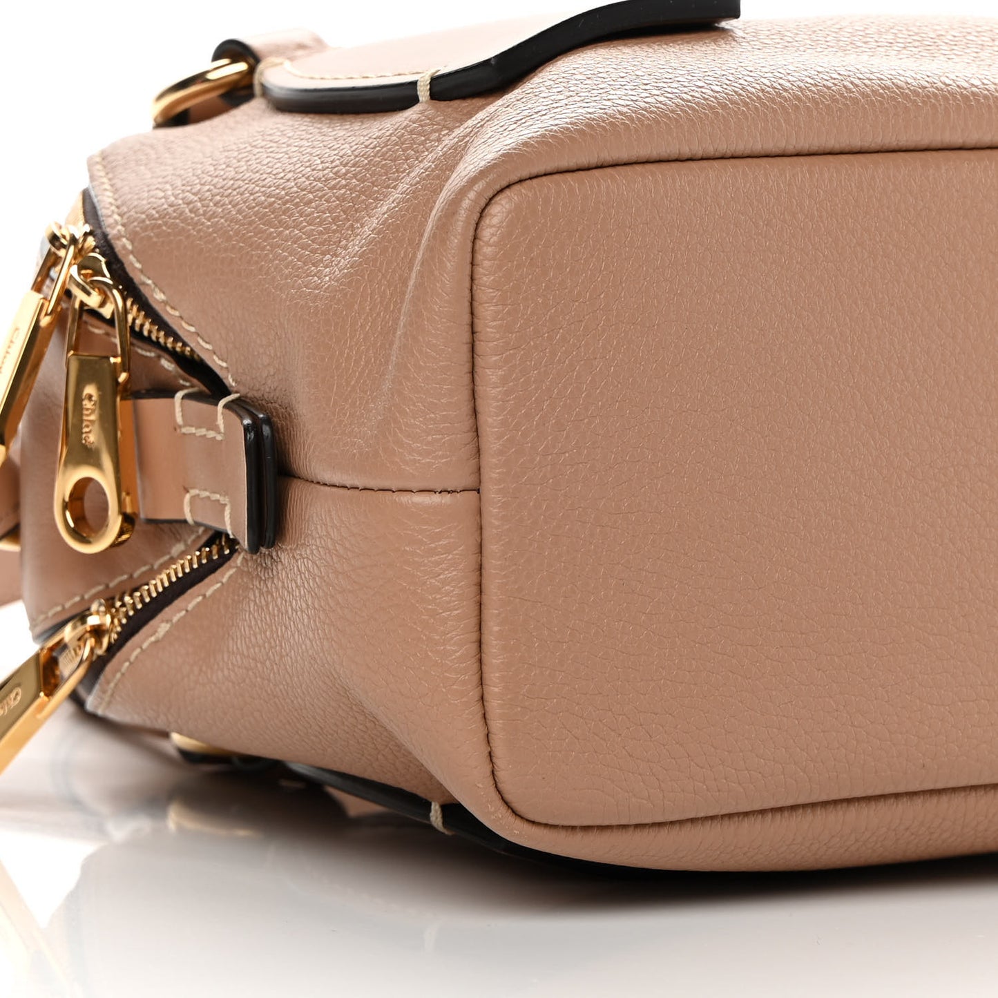 Calfskin Small Daria Cement Brown