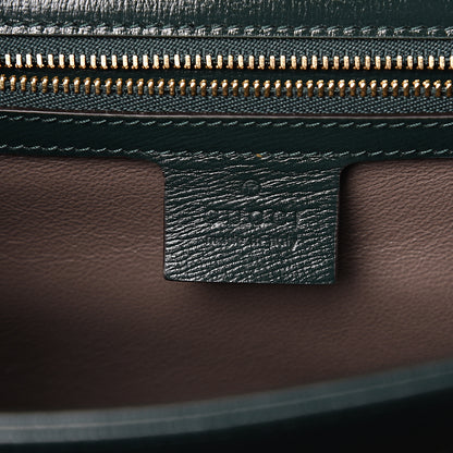 Gucci Azalea Calfskin Small Sylvie 1969 Top Handle Bag Green 6 of 13