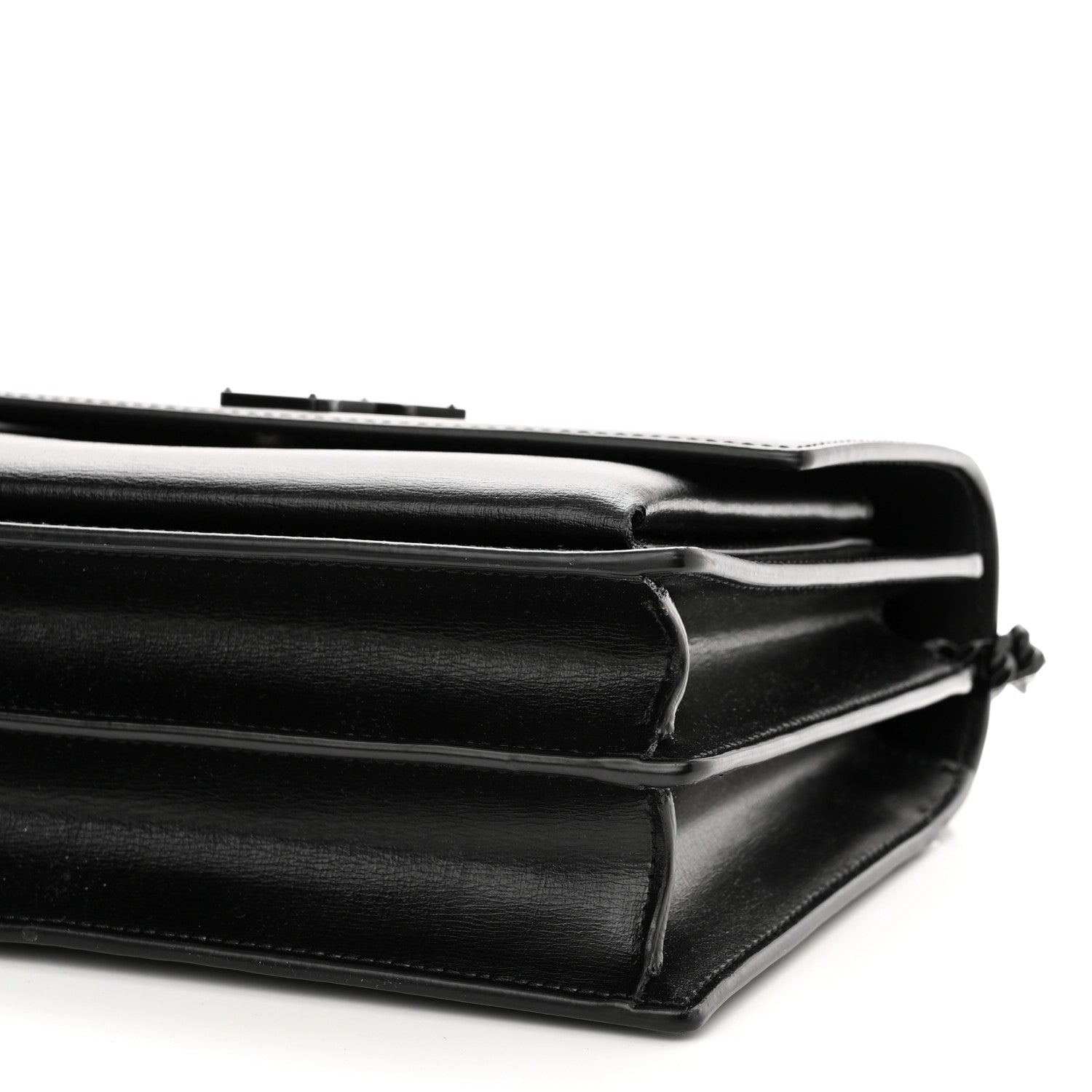 Saint Laurent Calfskin Medium Monogram Monochrome Sunset Black 11 of 11