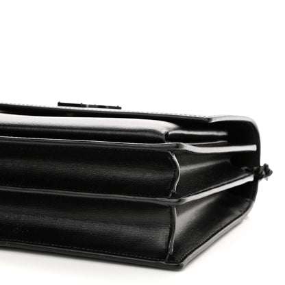 Saint Laurent Calfskin Medium Monogram Monochrome Sunset Black 11 of 11