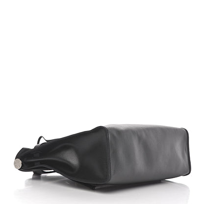 Hermes Toile H Berline Vache Hunter Herbag Zip PM 31 Black Ecru 5 of 18