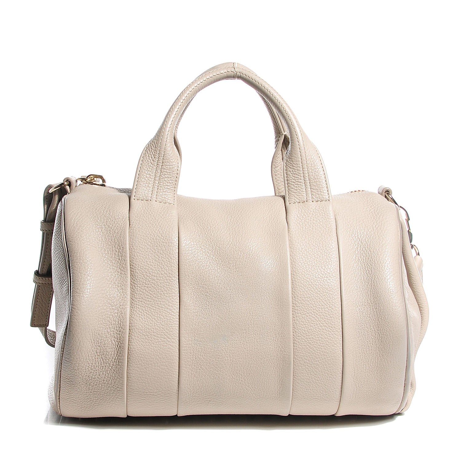 Alexander Wang Pebbled Lambskin Rocco Oyster 1 of 7