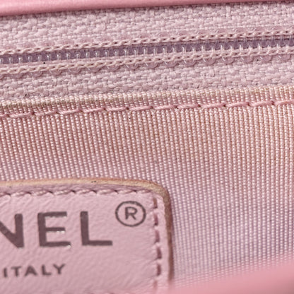 Chanel Calfskin Stitched Small Ring My Bag Flap Crossbody Pink 14 of 14