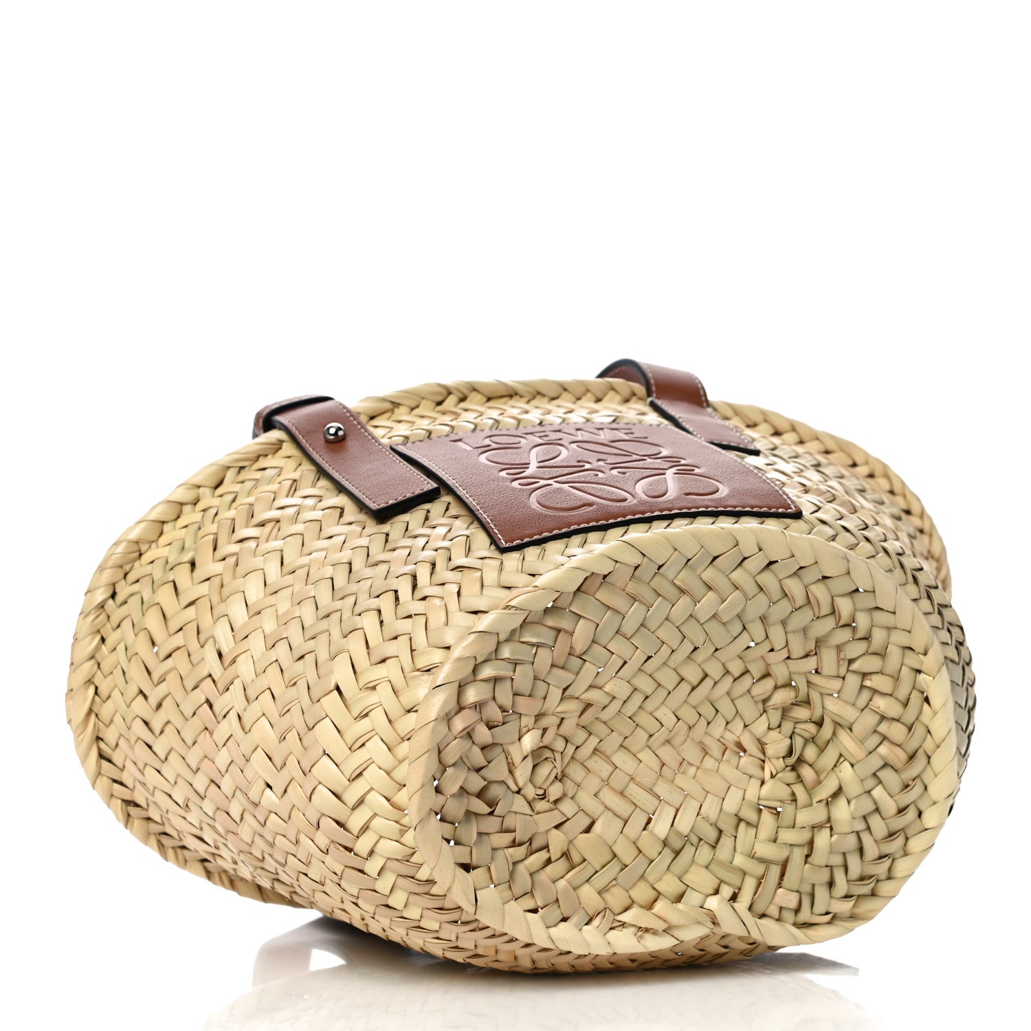 Loewe Raffia Small Basket Tote Bag Natural Tan 4 of 10