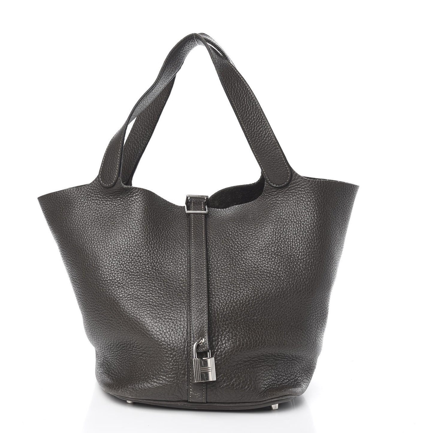 Taurillon Clemence Picotin Lock 26 GM Graphite