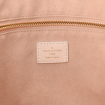 Louis Vuitton Empreinte Monogram Spring In The City Neverfull MM Kaki Beige Cream 6 of 9