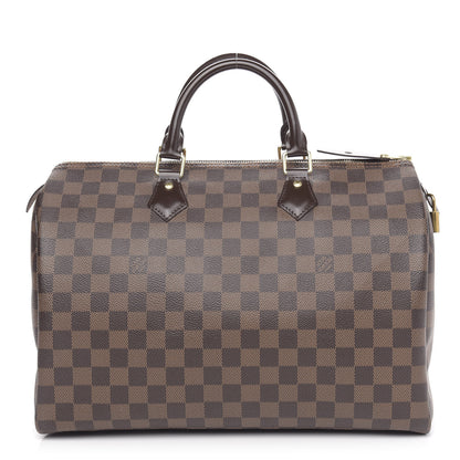 Louis Vuitton Damier Ebene Speedy 35 1 of 11