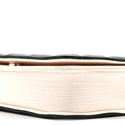 Chanel Lambskin Quilted Book Wallet On Chain WOC Black 10 of 11