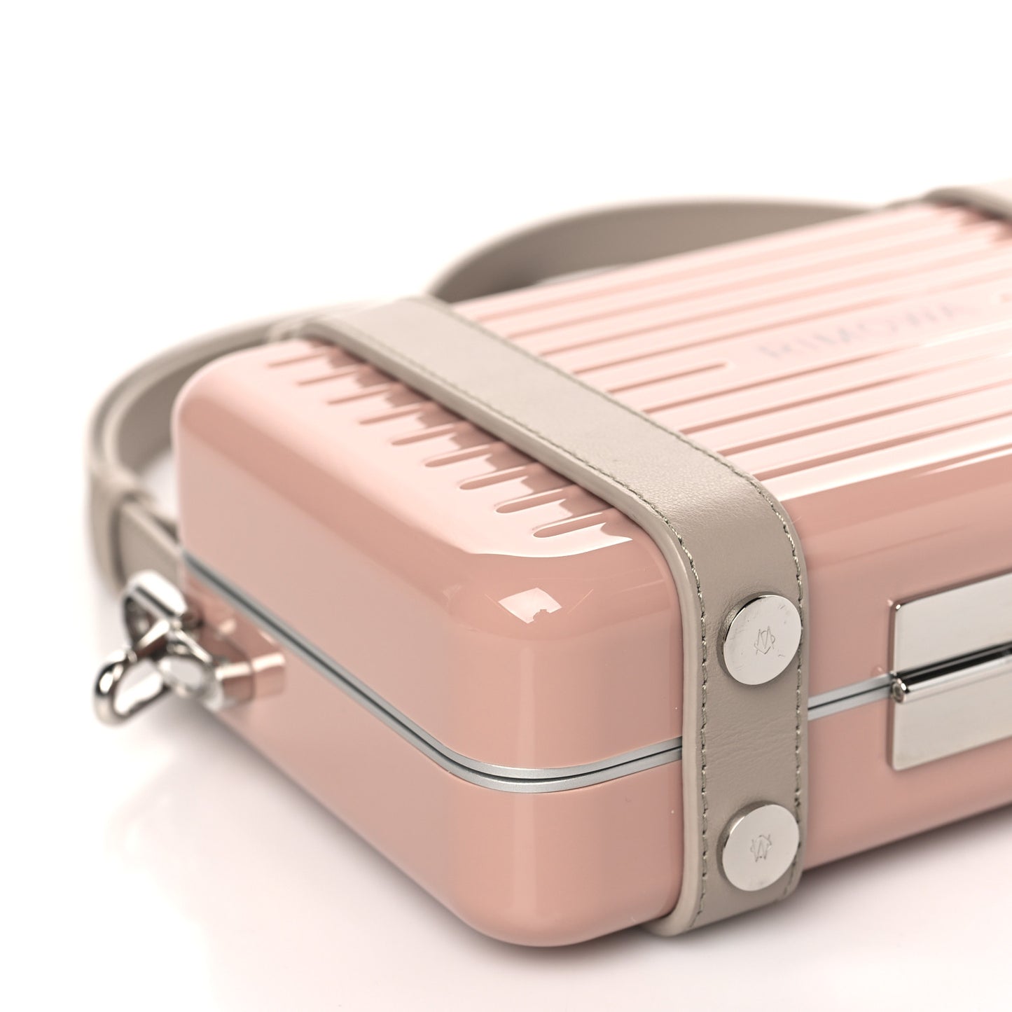Gloss Polycarbonate Personal Cross-Body Bag Rose