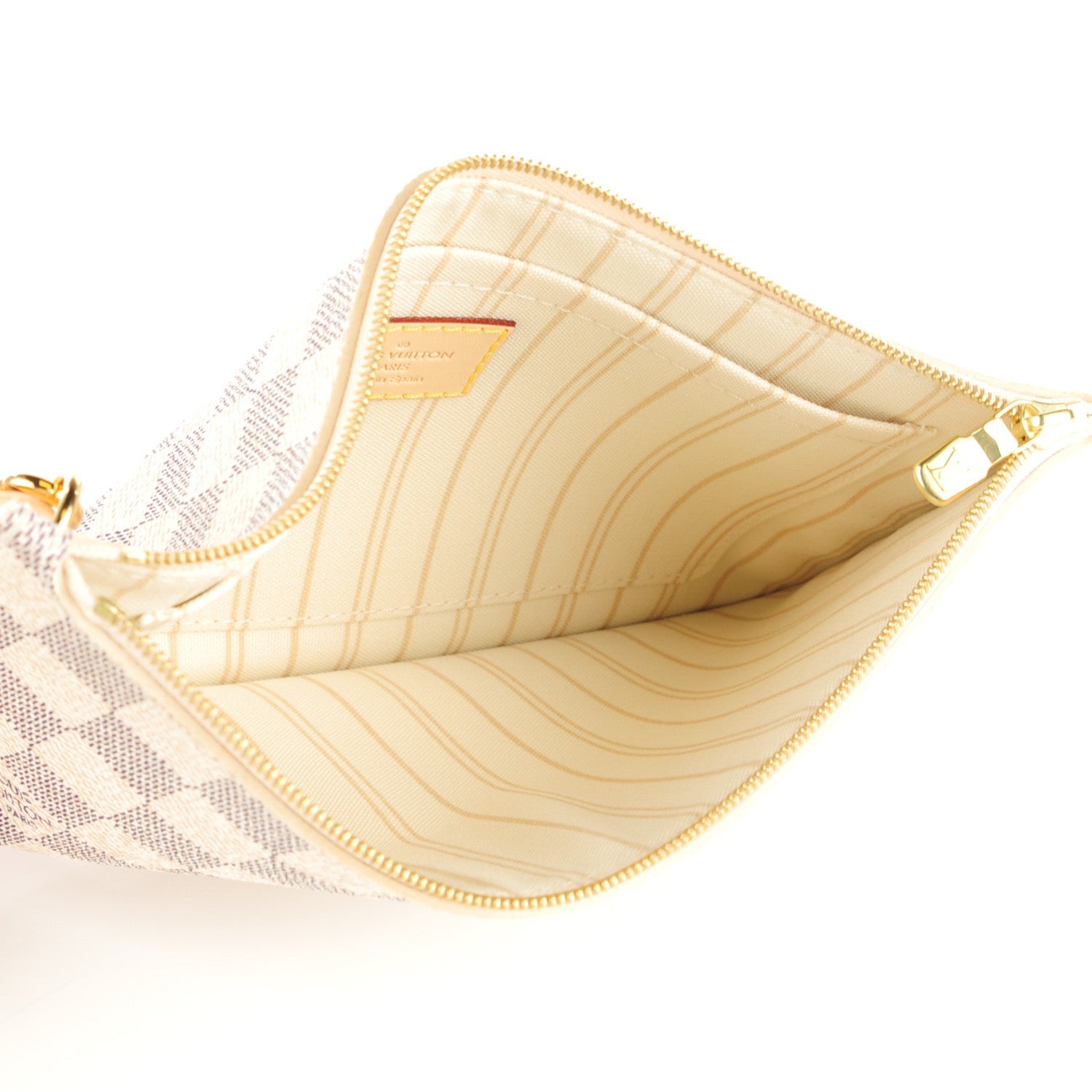 Louis Vuitton Damier Azur Neverfull MM GM Pochette 5 of 7
