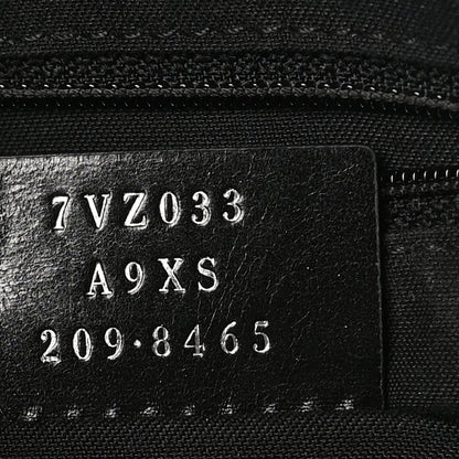 Fendi Glazed Fabric Vitello Liberty FF 1974 Diagonal Sling Bag Tobacco Moresco Black 7 of 12