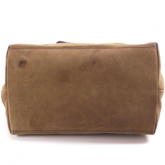 Miu Miu Suede Tote with Leather Pochette 4 of 12