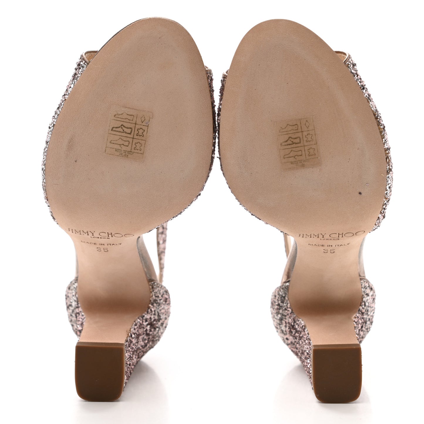 Glitter Carrie 65 Sandals 35 Natural