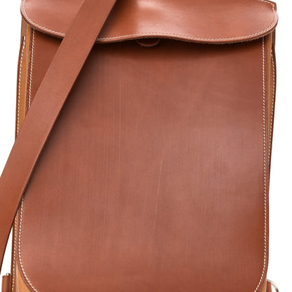 Hermes Barenia Peau Porc Sacoche Pour Selle Backpack Fauve 8 of 10