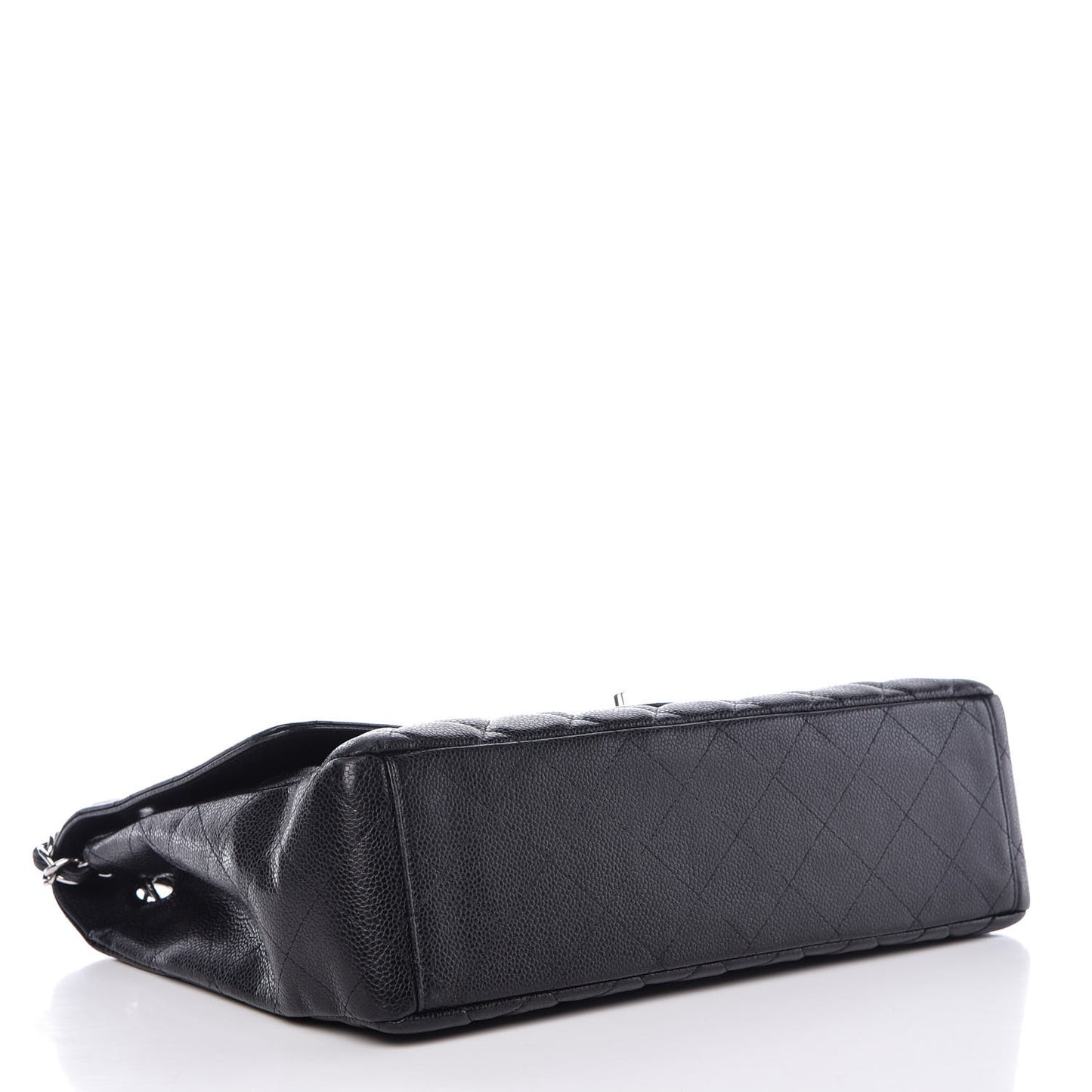 Caviar Quilted Maxi Single Flap Black