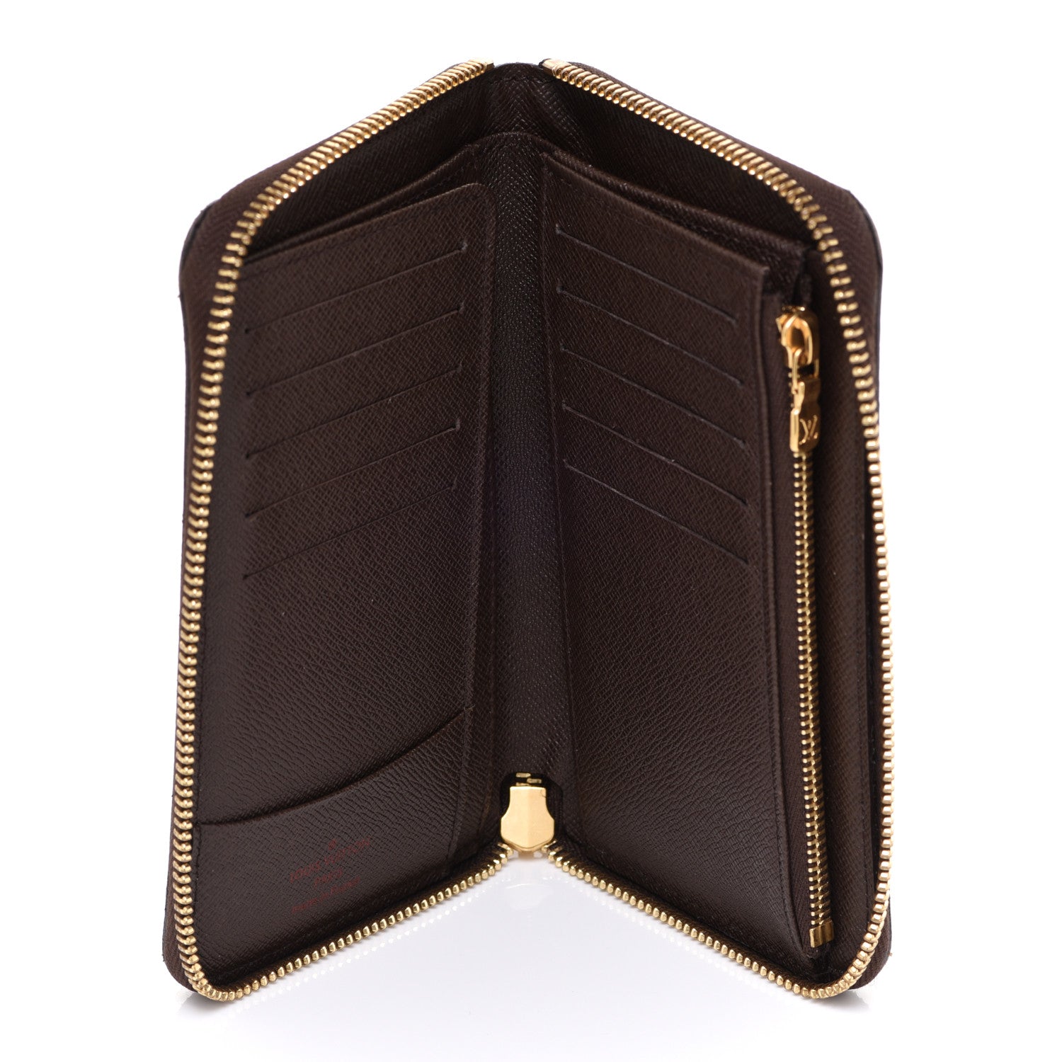 Louis Vuitton Damier Ebene Zippy Compact Wallet 5 of 8