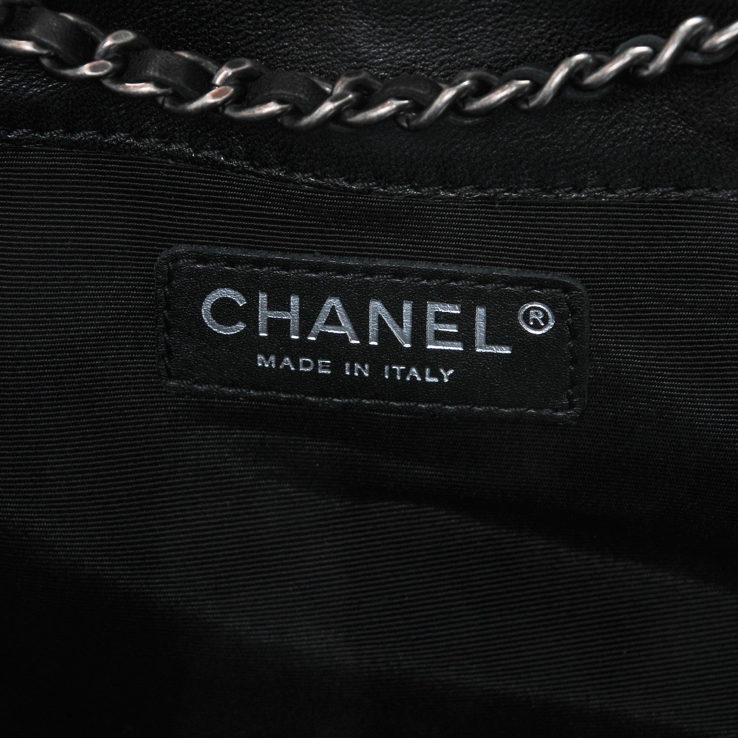Chanel Lambskin Quilted Western Baluchon Fringe Bag Black 6 of 7