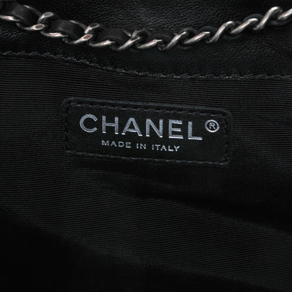 Chanel Lambskin Quilted Western Baluchon Fringe Bag Black 6 of 7
