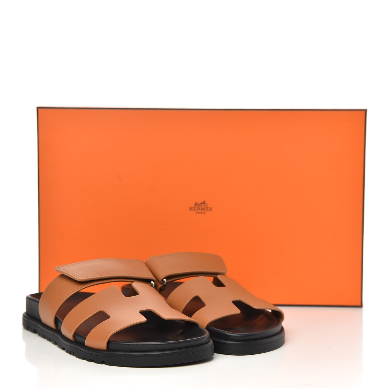 Hermes Calfskin Womens Chypre Sandals 36 Gold 9 of 9