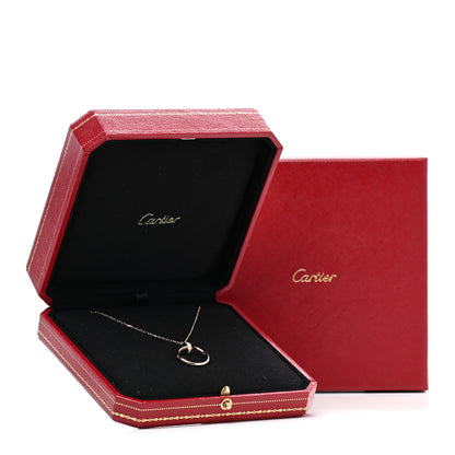 Cartier 18K Pink Gold Diamond Juste Un Clou Pendant Necklace 6 of 6