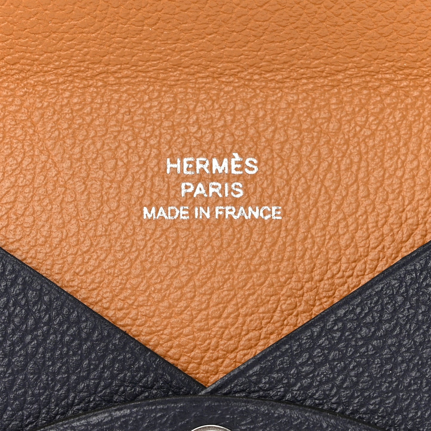 Evercolor Verso Calvi Card Case Bleu Nuit Caramel