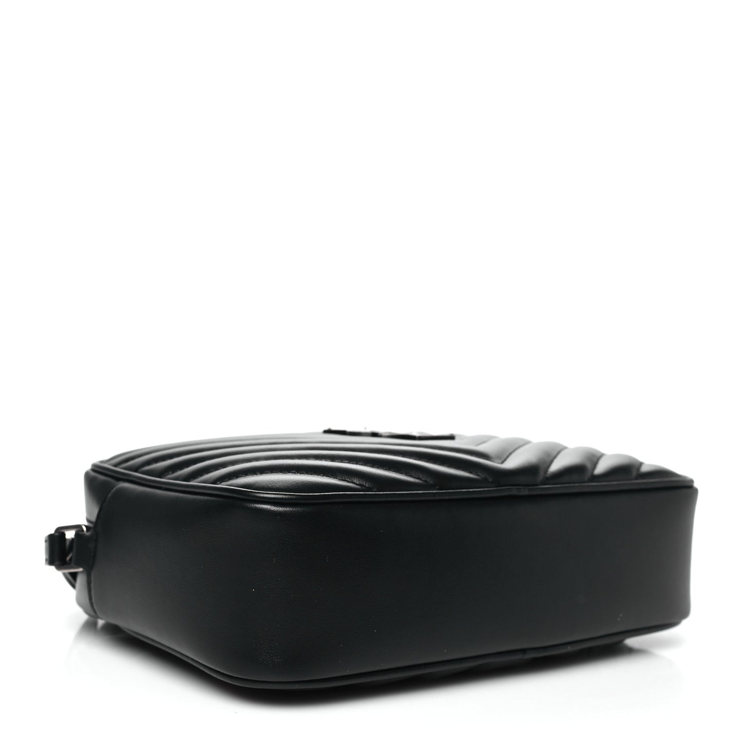 Calfskin Matelasse Monogram Lou Camera Bag Black