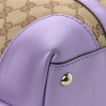 Gucci Monogram Small Lovely Heart Tote Purple 10 of 12