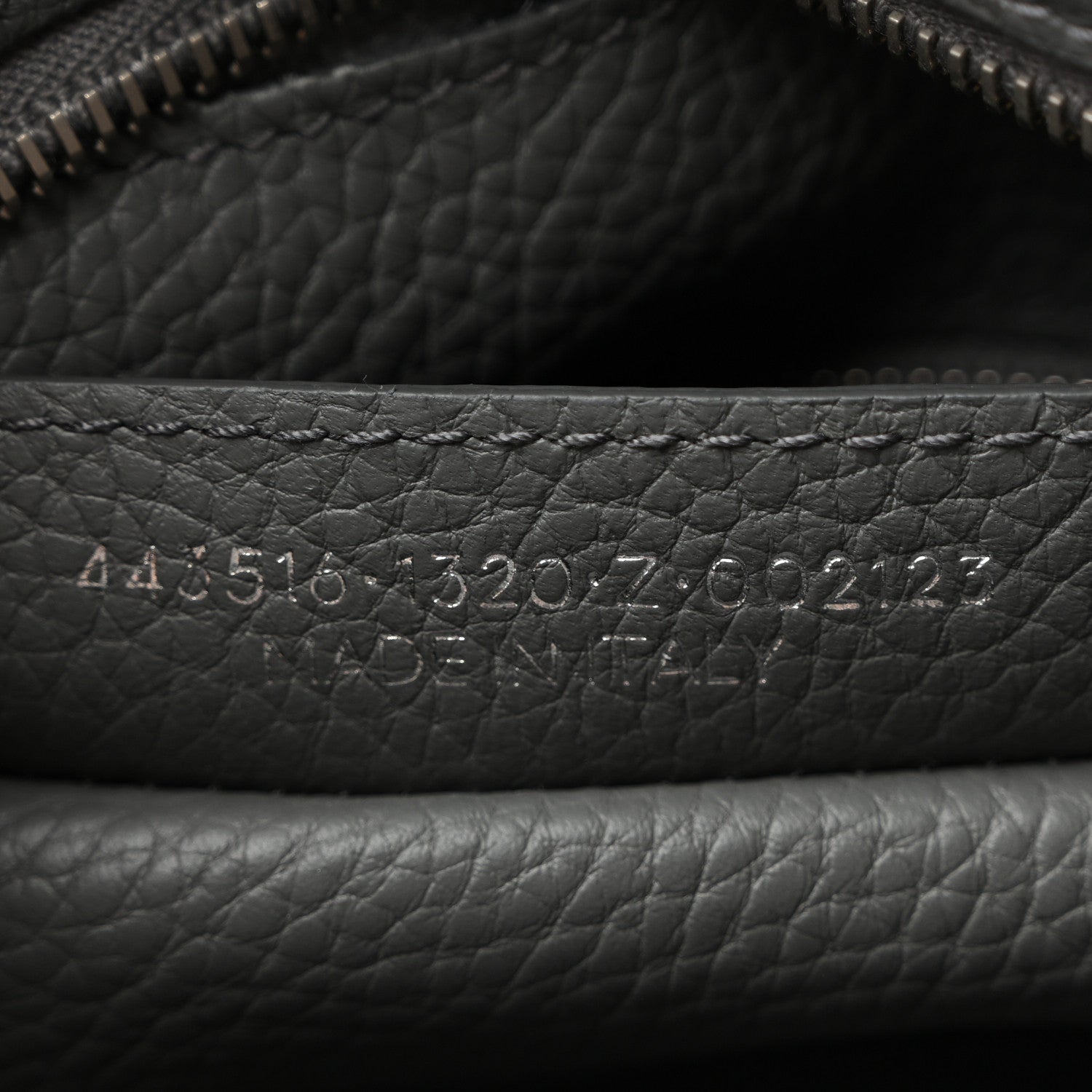 Balenciaga Veau Grana Perforated Blackout Hardware S City Gris Acier 8 of 11