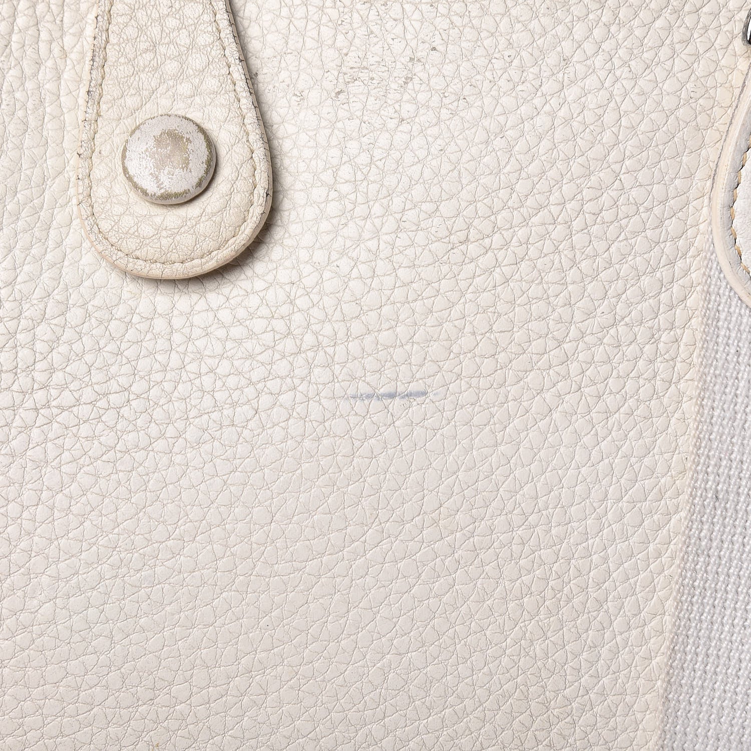 Hermes Taurillon Clemence Evelyne PM White 17 of 21